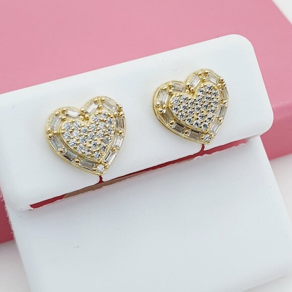 "925 Sterling Silver Cubic Zirconia Earrings, U19254607 - Picture 9 of 11